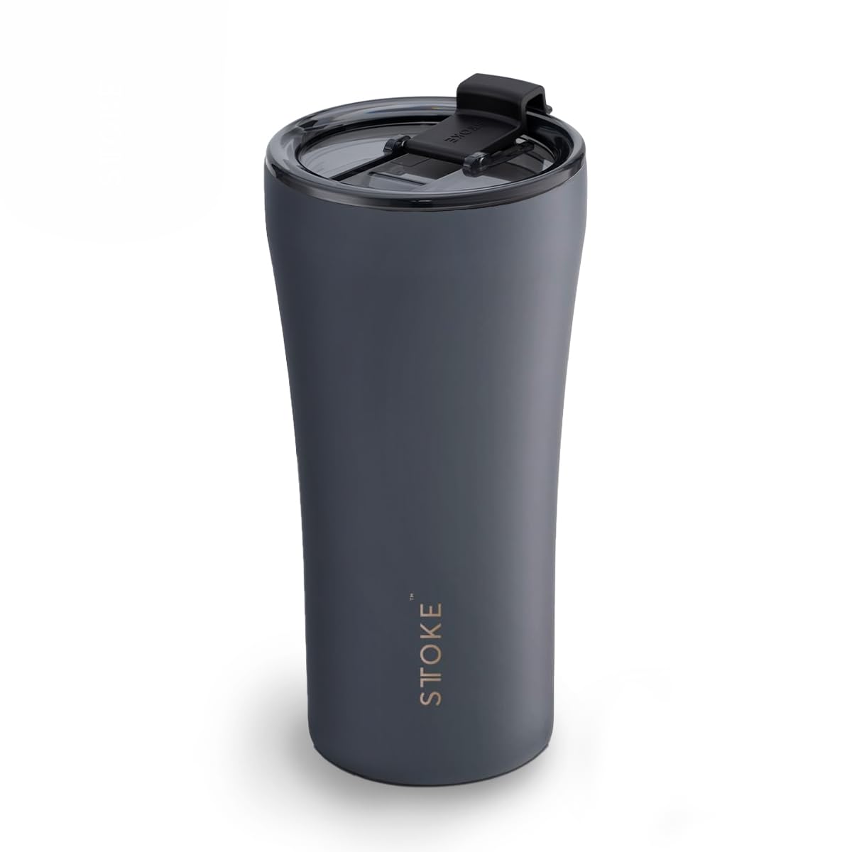 STTOKE 12oz Ivory Chai Ceramic Reusable Coffee Cup