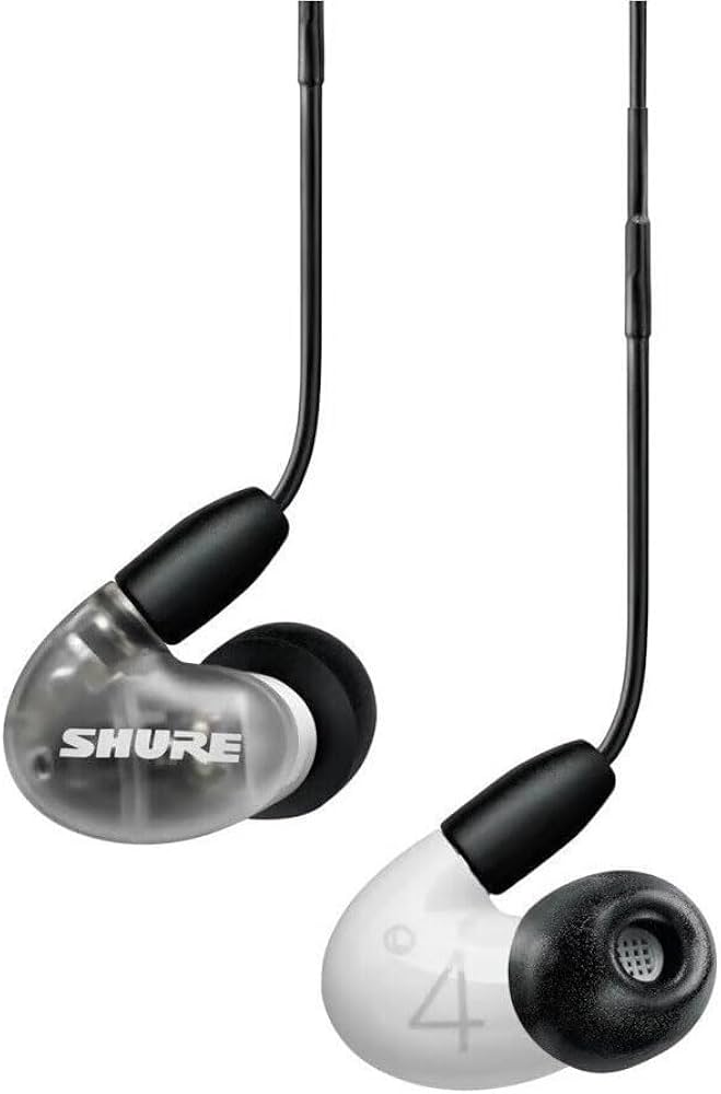 Shure AONIC 4 Dual Driver Hybrid Sound Isolating Earphones (White)