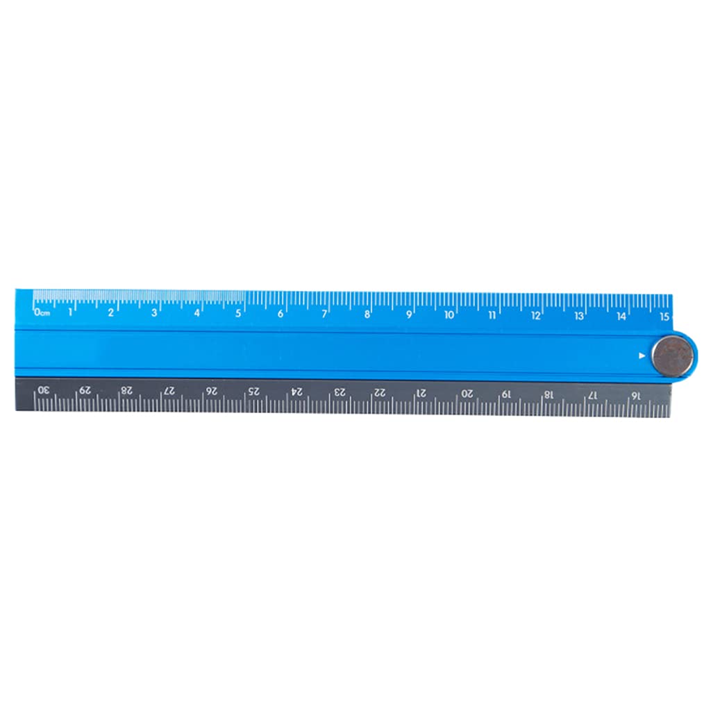 Studymate Aluminium Ruler 30cm Blue