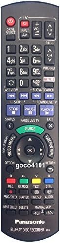 Genuine Original Panasonic N2QAYB001039 Smart Network 3D Blu-ray Disc Remote Control