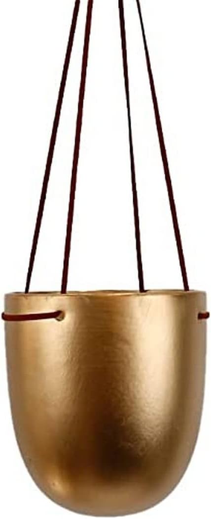 Sill and Sage Gold Hanging Pot