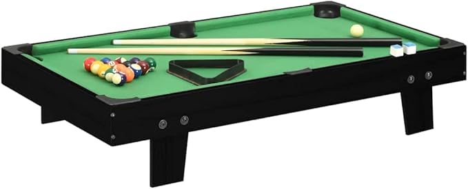 vidaXL 3 Feet Mini Pool Table 92x52x19 cm Black and Green
