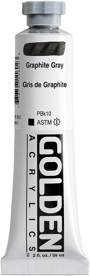 Golden Heavy Body Acrylic 59ml Graphite Gray