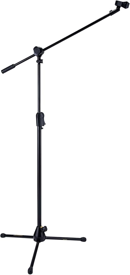 Hercules MS532B EZ Clutch Tripod 2-in-1 Boom Mic Stand