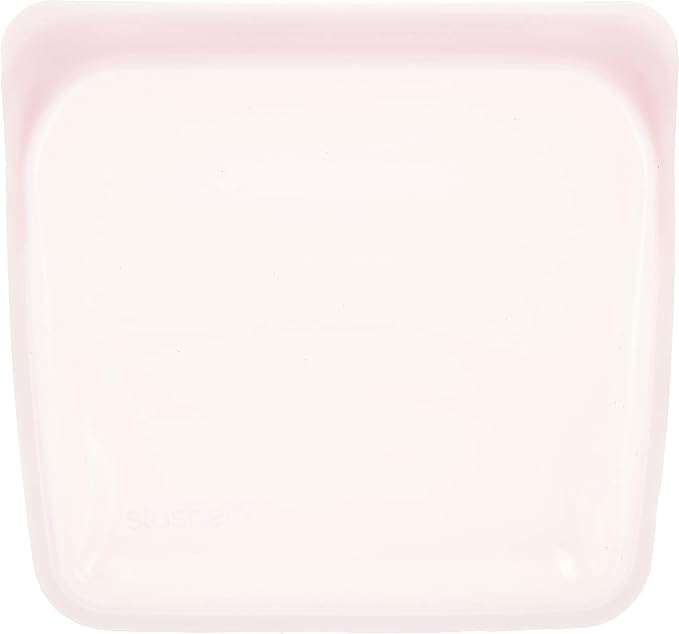 Stasher Reusable Sandwich Bag - Rose Quartz