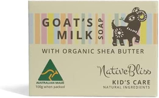 Native Bliss Goat Milk Soap Kid's Care 100g, 100 Gram