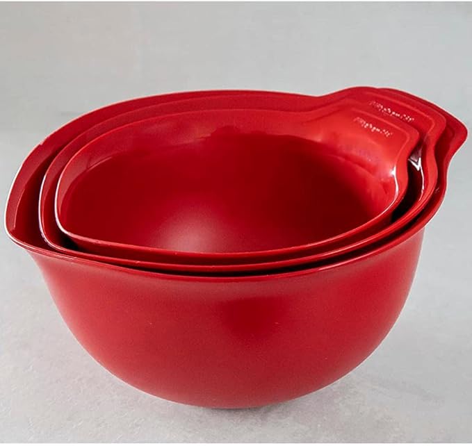 KitchenAid Mixing Bowls Empire Red (Set 3)