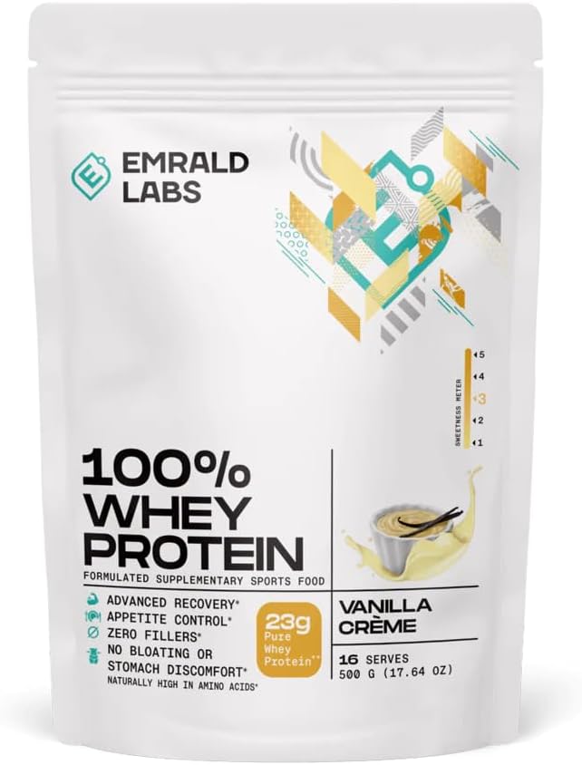 Emrald Labs - 100% Whey Protein, 500g / Chocolate Milk