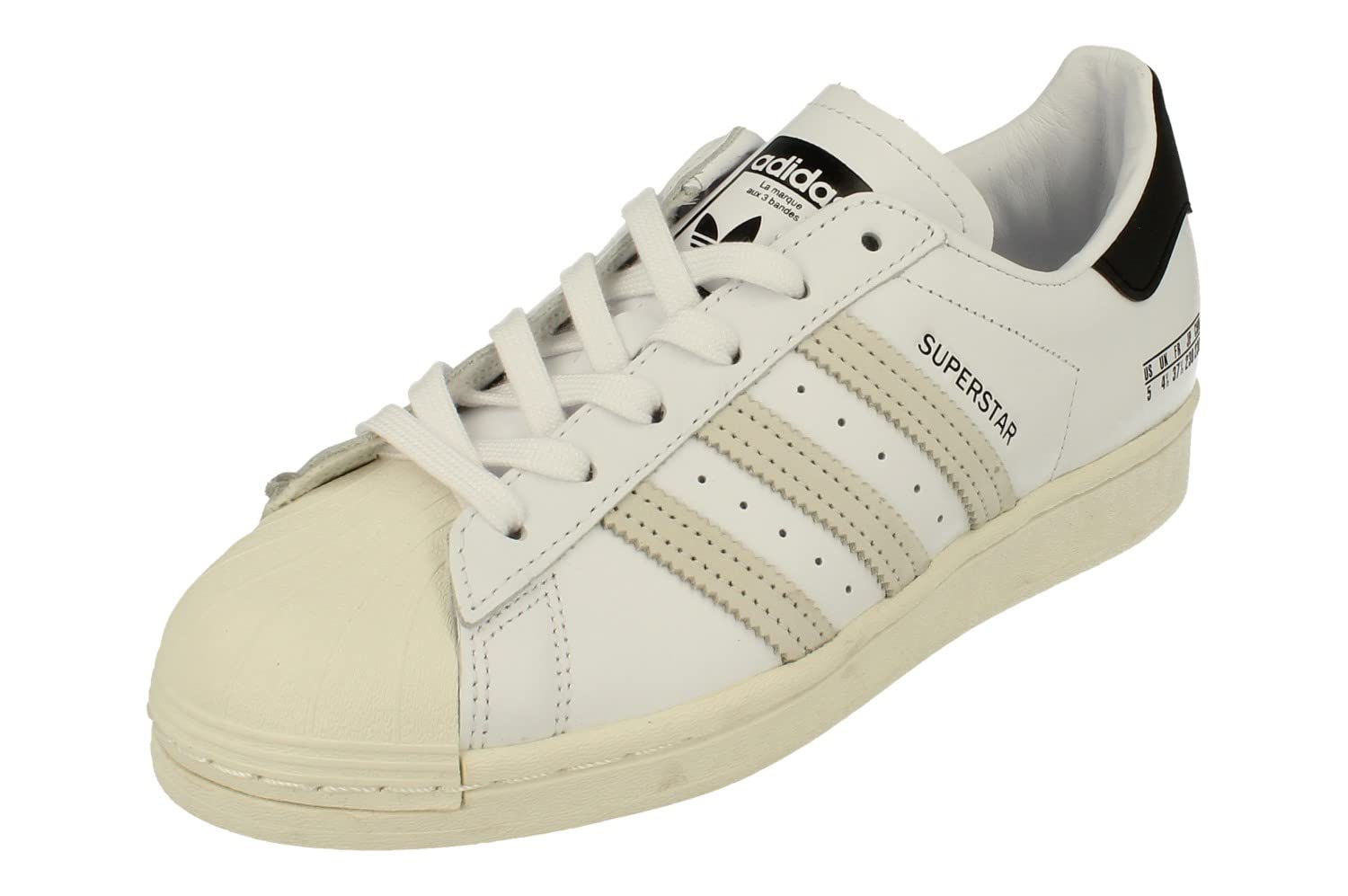 Adidas Superstar J White Shoes - Size 5