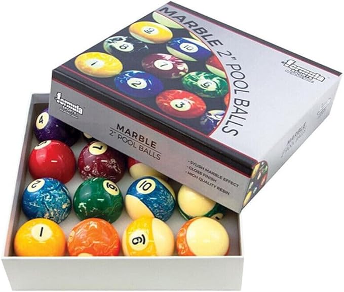 Formula Sports Marble 2 Inch Pool Balls