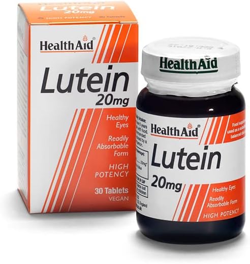 Health Aid Lutein 20mg, 30 Tablets