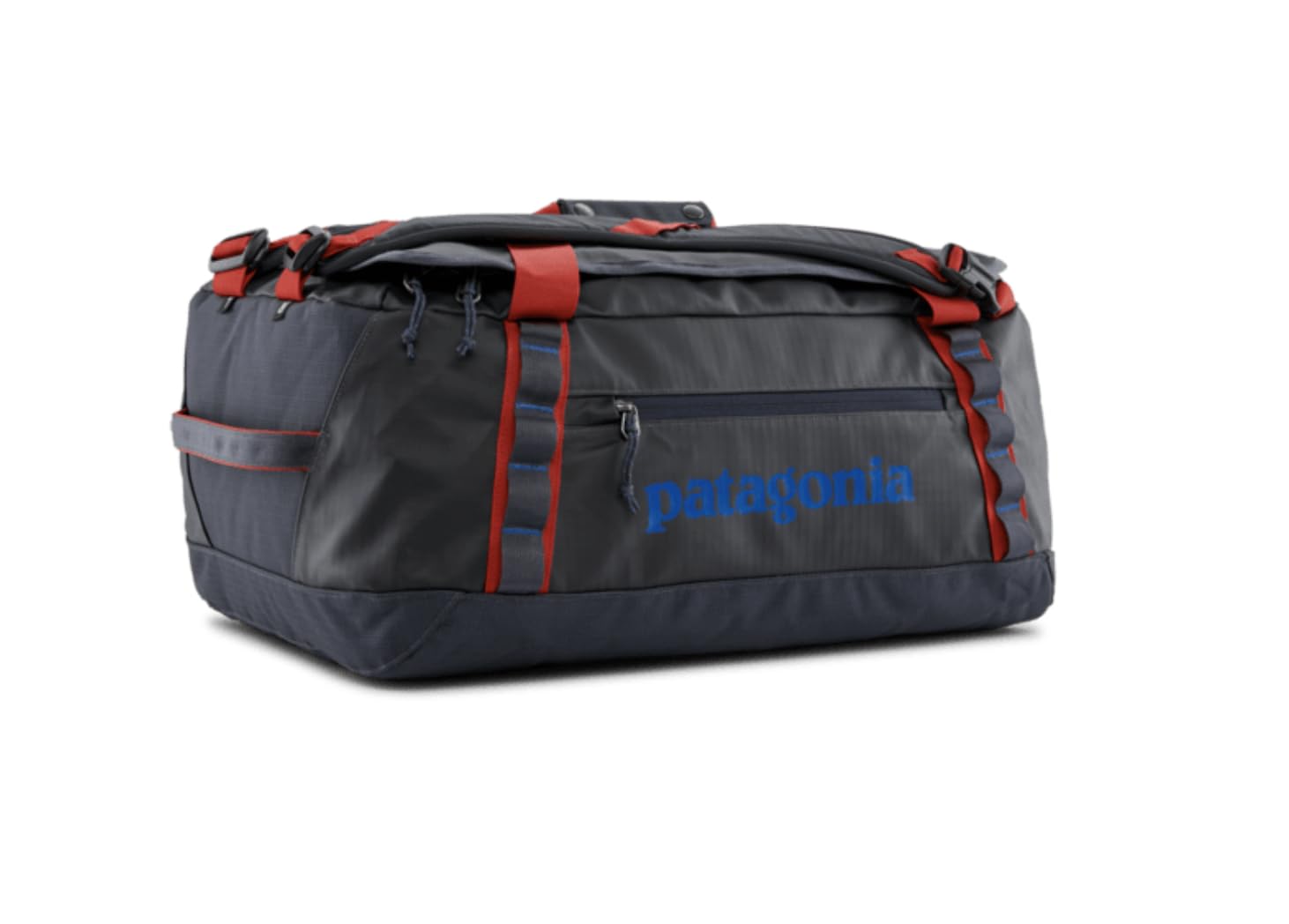 Patagonia Black Hole Duffel 40L Smolder Blue w/Amanita Red