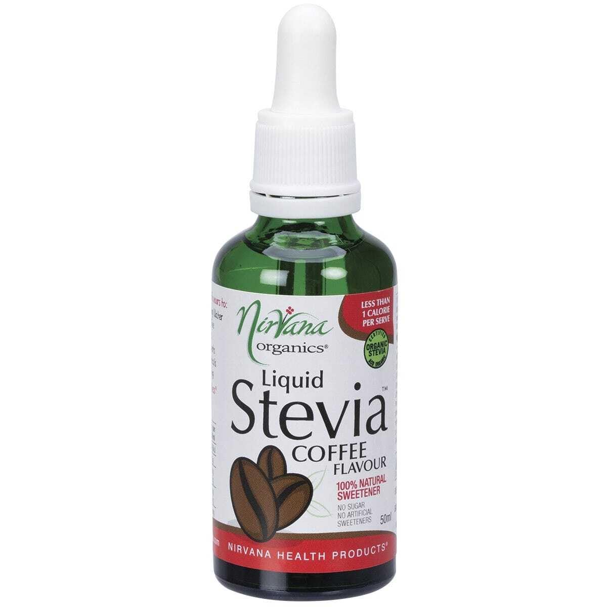 Nirvana Organics Liquid Stevia Coffee - 50ml