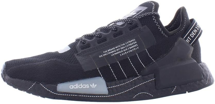 adidas Originals NMD_R1.V2 Mens Shoes Size 8.5, Color: Black/Black/White
