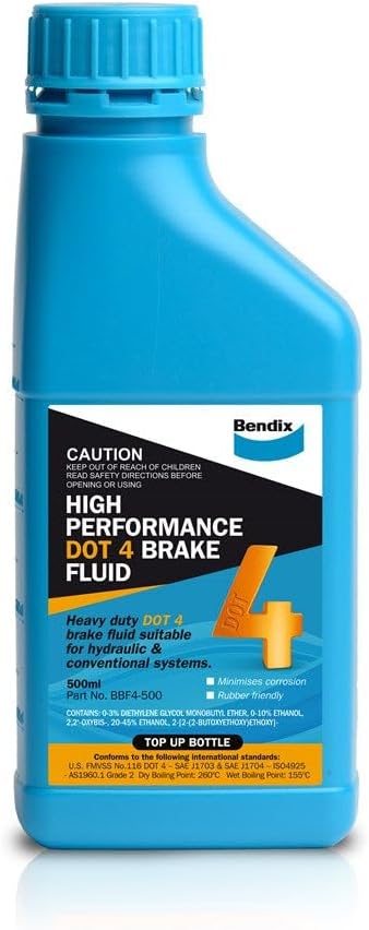 Bendix Brake Fluid Dot 4 500ml - BBF4-500