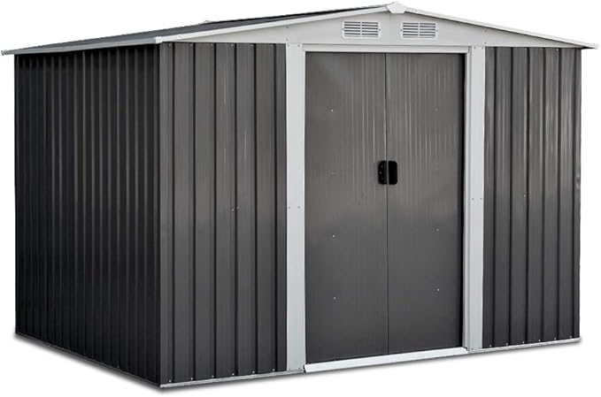 Giantz Garden Shed Outdoor Storage Sheds Tool Workshop 2.58X2.07M With Base