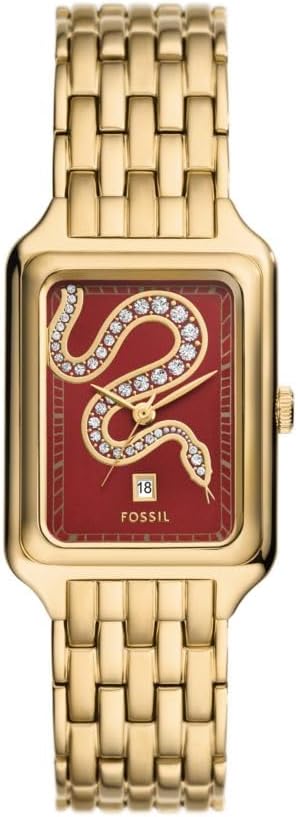 Fossil Women's Raquel Three-Hand Date Gold-tone Stainless Steel Watch - Gold - ES5379