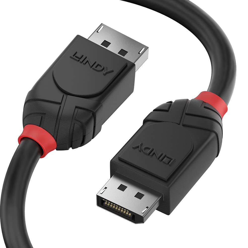 Lindy 3M DisplayPort 1.2 Cable - Black Line