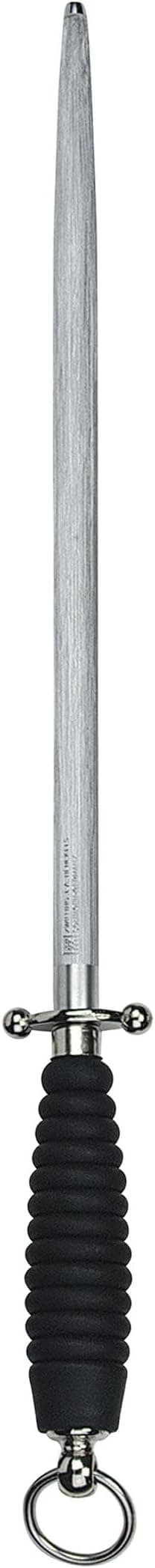 ZWILLING Professional S Sharpening Steel, 12-inch, Black/Stainless Steel