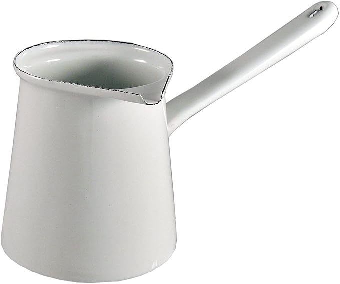 Urban Style Enamel Turkish Coffee Pot - Red 7cm 750ml