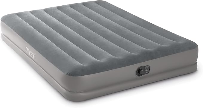 Intex Dura Beam Queen Inflatable Mattress Grey