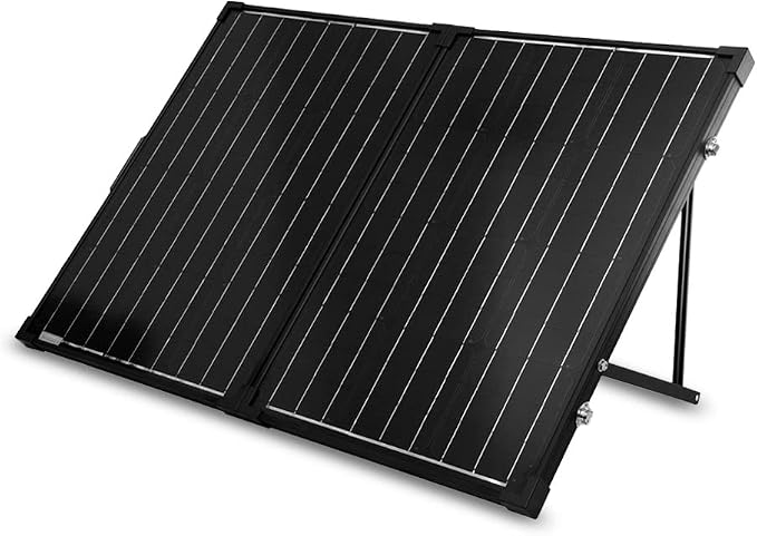 Renogy 200 Watt 12 Volt Portable Solar Panel With Waterproof 20A Charger Controller, Foldable 100W Solar Panel Suitcase With Adjustable Kickstand, Sol