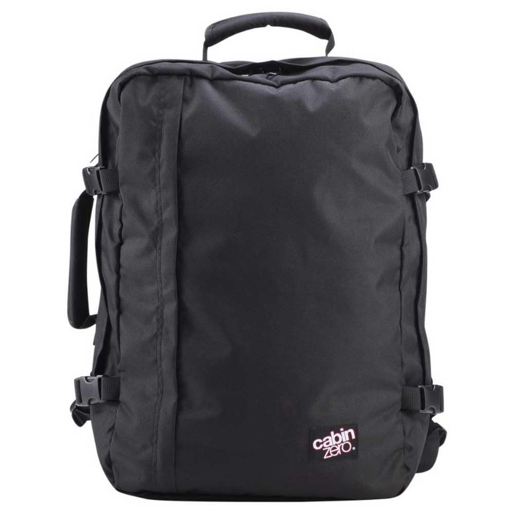 CabinZero Classic 44L Lightweight Carry On Backpack - Black Sand