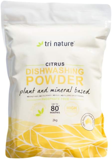 Tri Nature Citrus Dishwashing Powder Soft Pack, 2 Kilograms