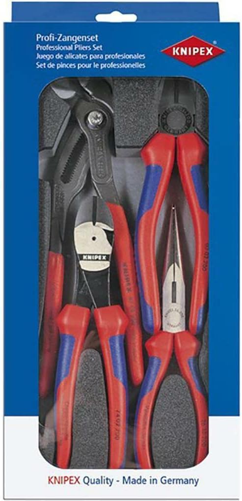 Knipex 002001V08 - Mixed Plier Foam Tray Set 4 Piece