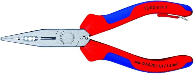 Knipex 1302614TBKA 6 1/4" 4 in 1 Electricians' Pliers with Tethered Attachment