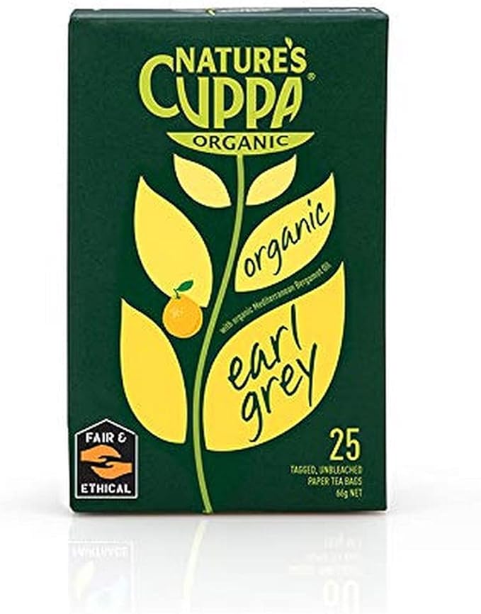 Nature's Cuppa Organic Earl Grey Tea 25 Teabags