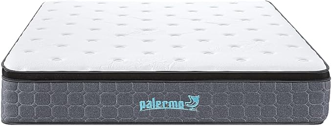 Mattress Double Euro Top Pocket Spring Motion Isolation CertiPUR-US Certified