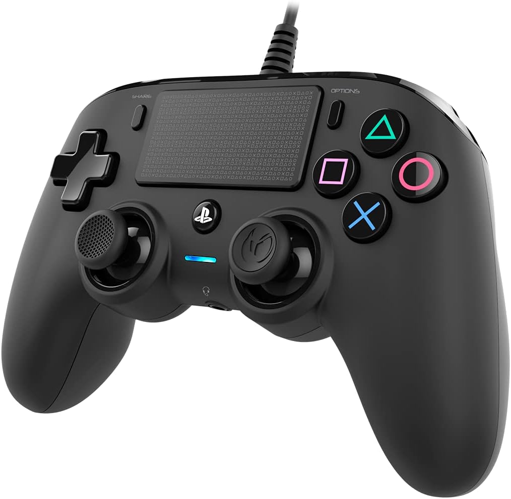 Nacon Compact Wired Controller (Black) PS4