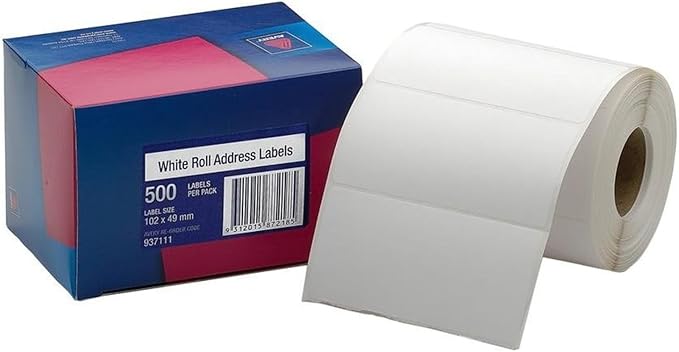 Avery Address Label Roll - 102x49mm