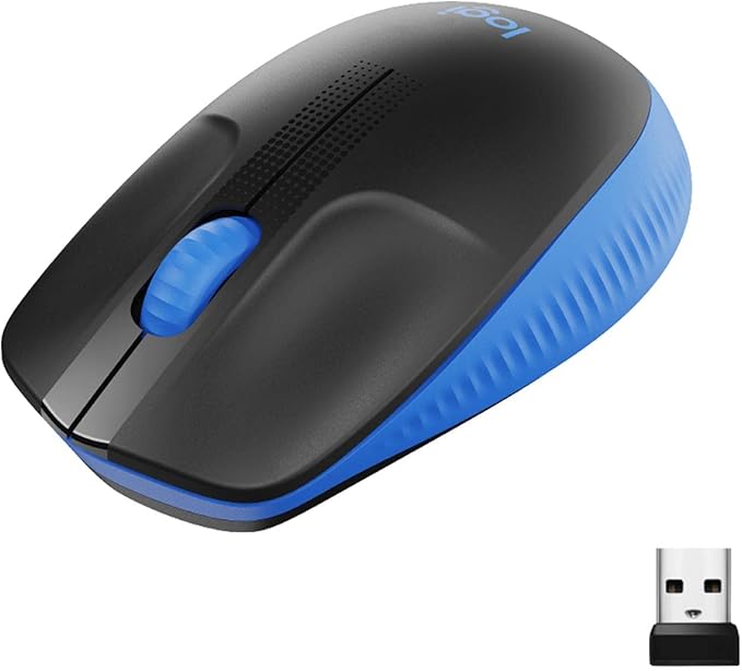 Logitech - M190 Wireless Mouse - Blue