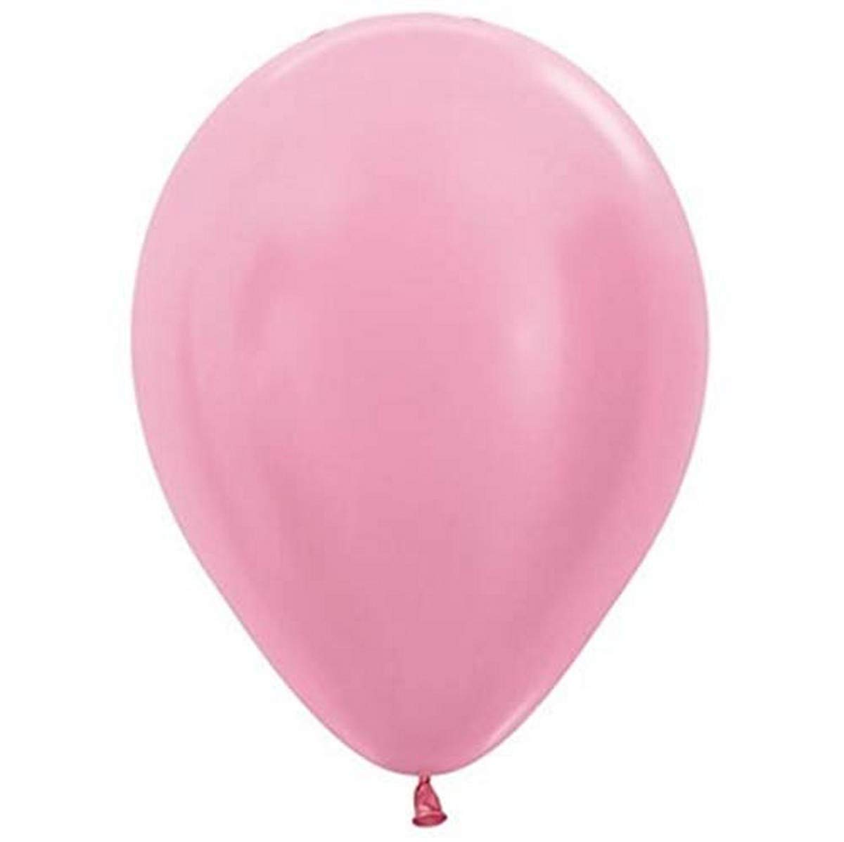 Sempertex 12cm Satin Pearl Pink Latex Balloons 409, 50pk