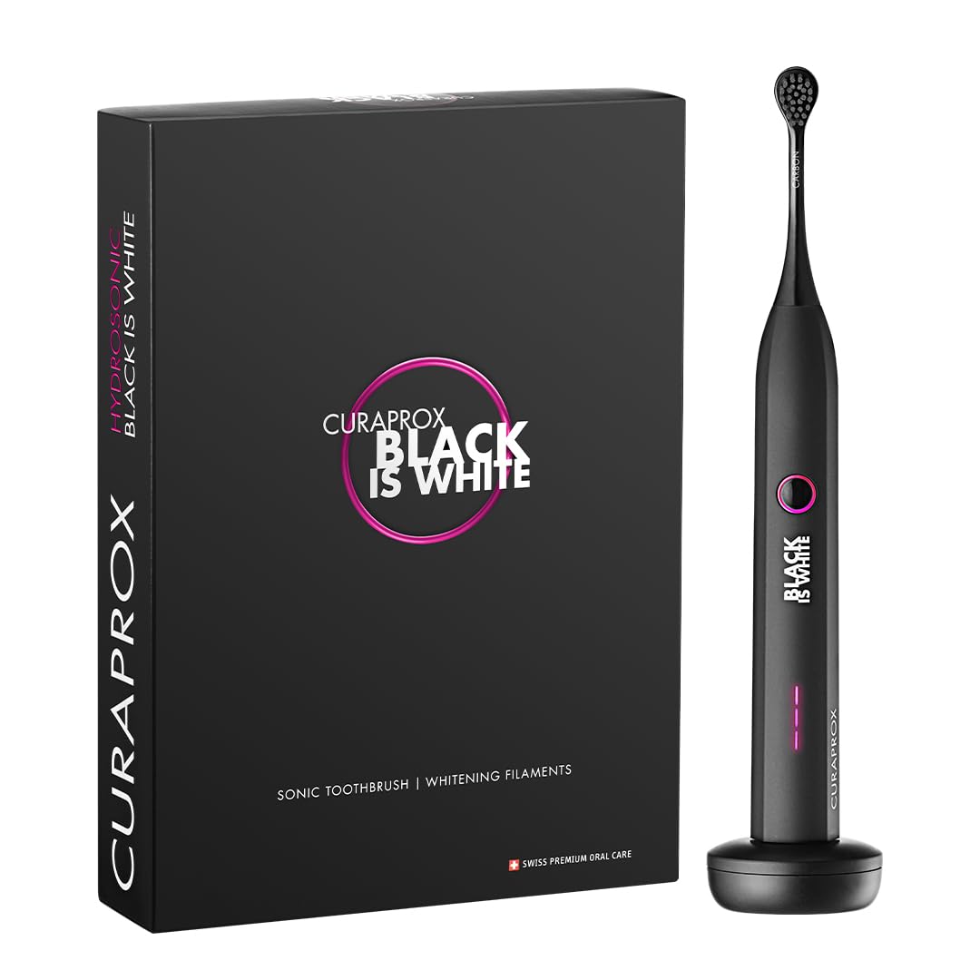 Curaprox Hydrosonic Black Is White Electric Toothbrush