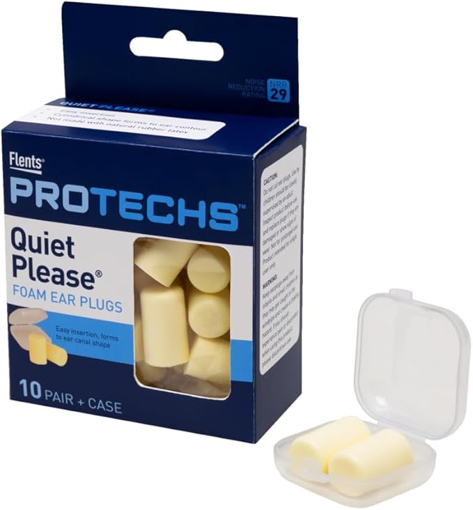 Flents Plugs Quiet Please! Foam Ear, 10 Pair