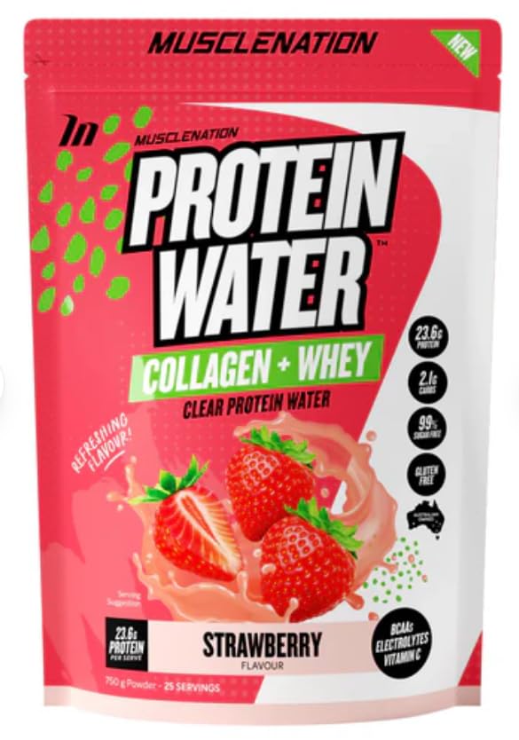 Muscle Nation - Protein Water, 25 Serves / Strawberry