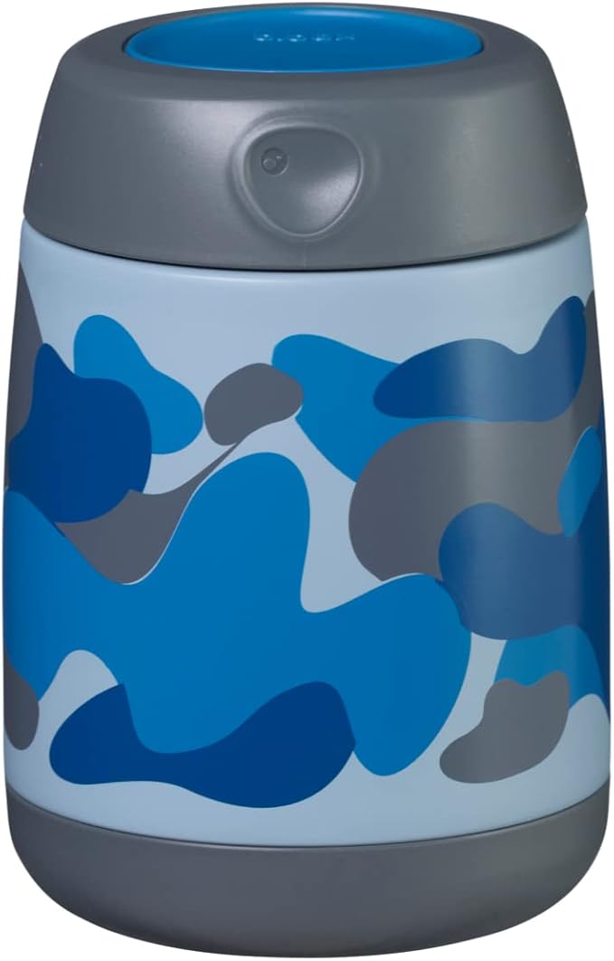 b.box - Insulated Mini Food Jar Blue Camo