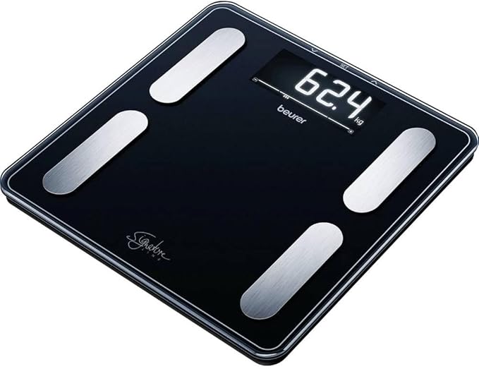 Beurer BF400B Signature Line Digital Glass Body Fat Scale (Black)