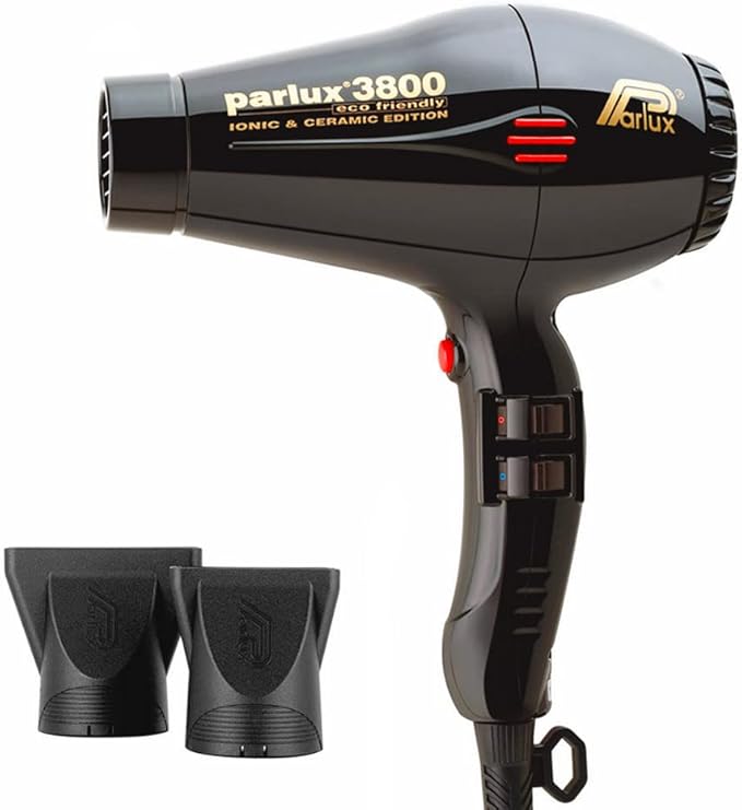 Parlux 3800 Ceramic Ionic Hair Dryer - Black