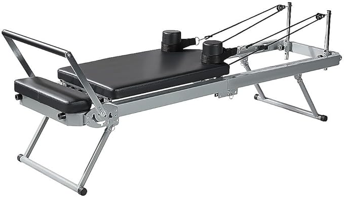 Pilates Reformer Machine Foldable Gym | Black Swallow