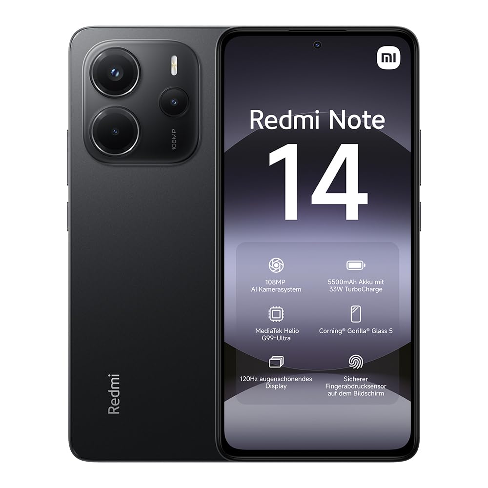 Xiaomi Redmi Note 14 5G 8gb/256gb 6.6 Black