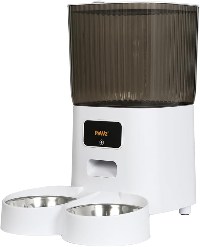 PaWz 5L Automatic Pet Feeder Dog Cat Auto Smart Food Dispenser Timer Feed 2 Bowl
