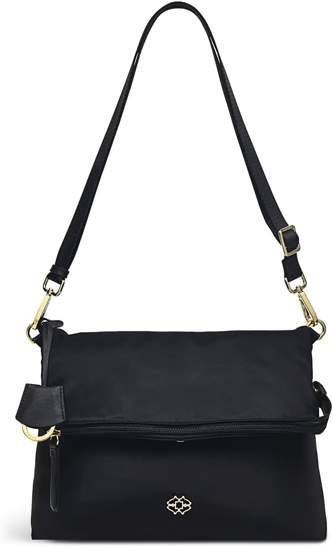 Radley London Black Small Flapover Leather Crossbody Bag One Size