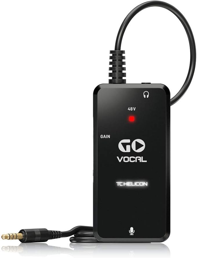 TC Helicon Go Vocal Microphone Preamp