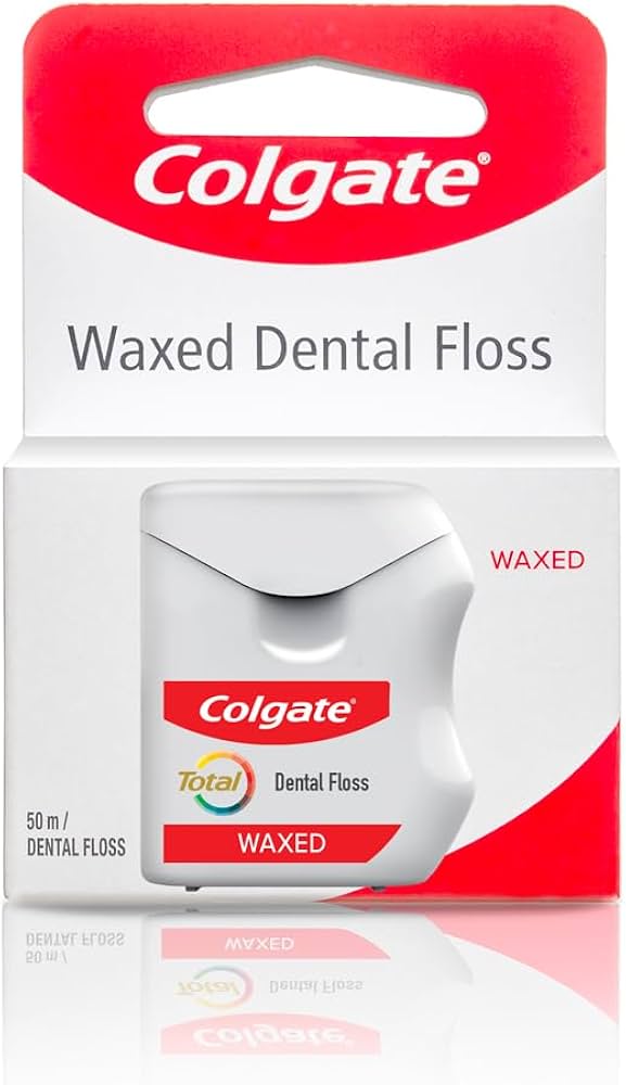 Colgate Dental Floss Total Waxed 50m