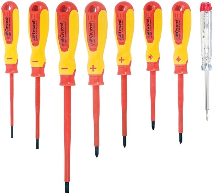 Crescent 8 Piece Insulated 1000V Screwdriver Set SD8SET