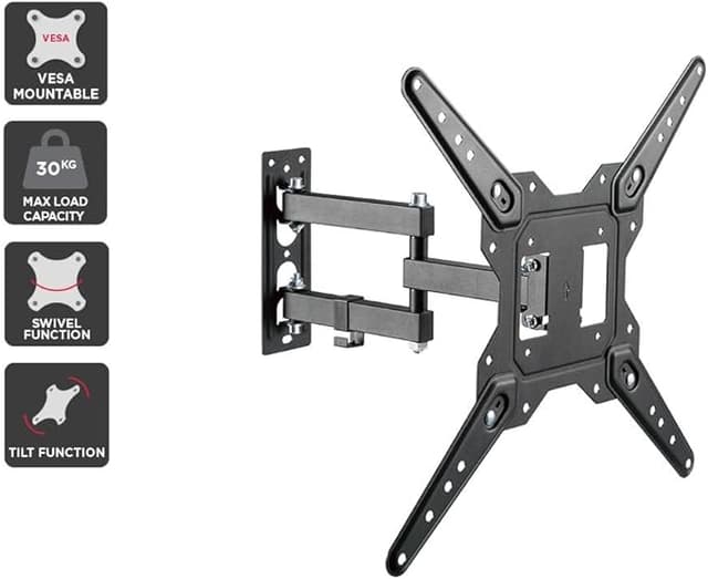 Kogan Tilt Extendable Full Motion Wall Mount For 23" - 55" TVS